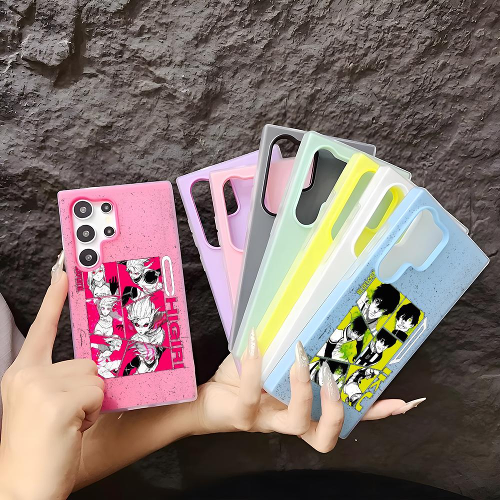 Phone Cases With Card Holder - 1PC Blue Lock Phone Case Soft