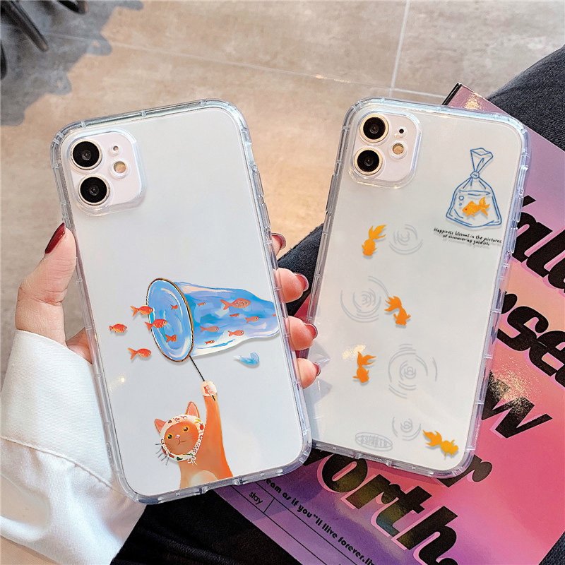 Phone Cases Transparent - Lovely Fishes Clear Phone Case For
