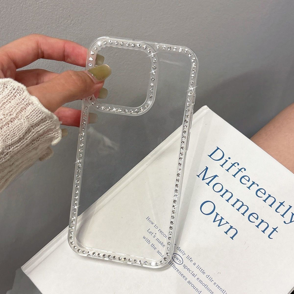 Phone Cases Transparent - Luxury Transparent Diamond Jewelled Phone Case