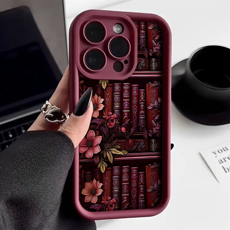 Phone Cases Xs Max - Book Flower Trendy Pattern Phone Case
