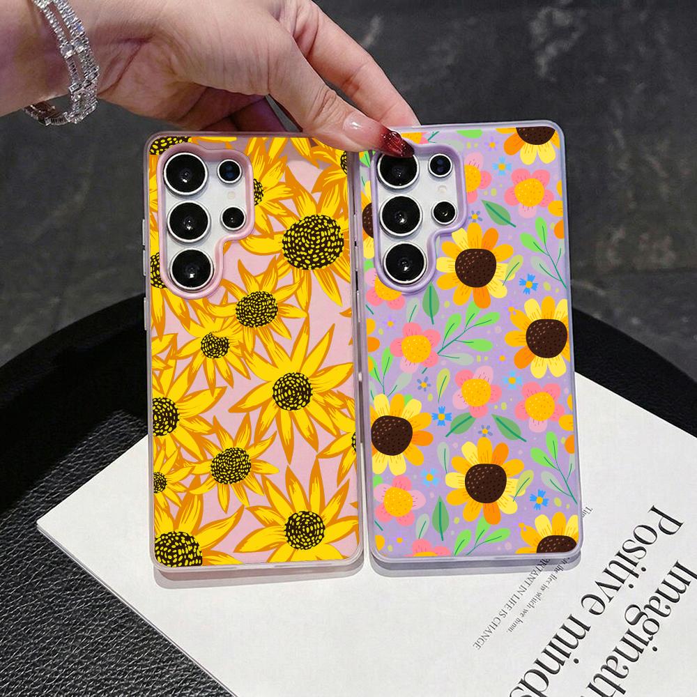 Phone Cases With Card Holder - Yellow Sunflower Phone Case 2-in-1 Detachable