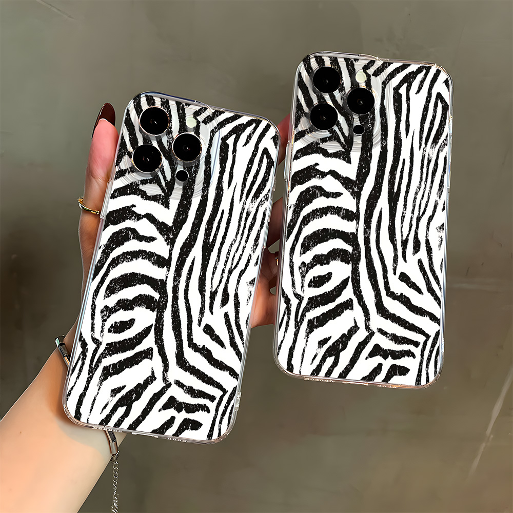 Phone Cases Zebra - Artistic Zebra Pattern Silicone Phone Case