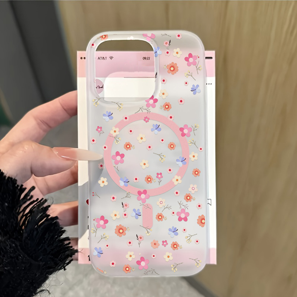 Phone Cases Quality - Flower Clear For Magsafe Phone Case