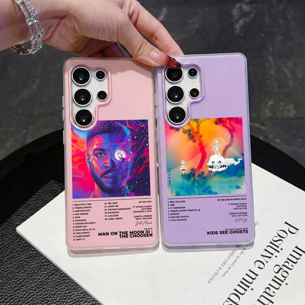 Phone Cases With Card Holder - Rapper Kid C-Cudi Phone Case 2-in-1