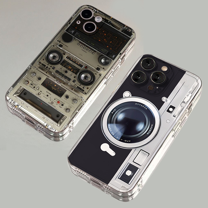 Phone Cases Aviation - Retro Radio Camera Fashion Phone Case