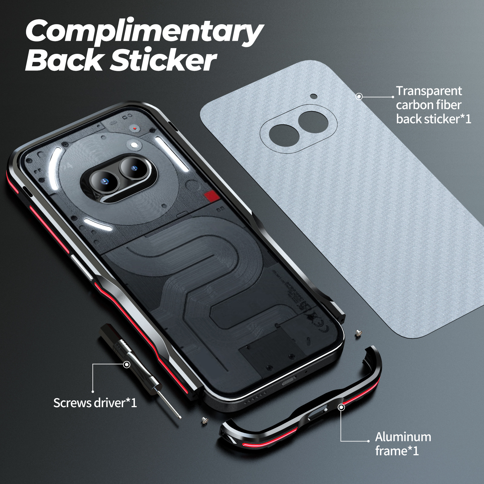 Phone Cases Aviation - Original LUPHIE Metal Frame For Nothing