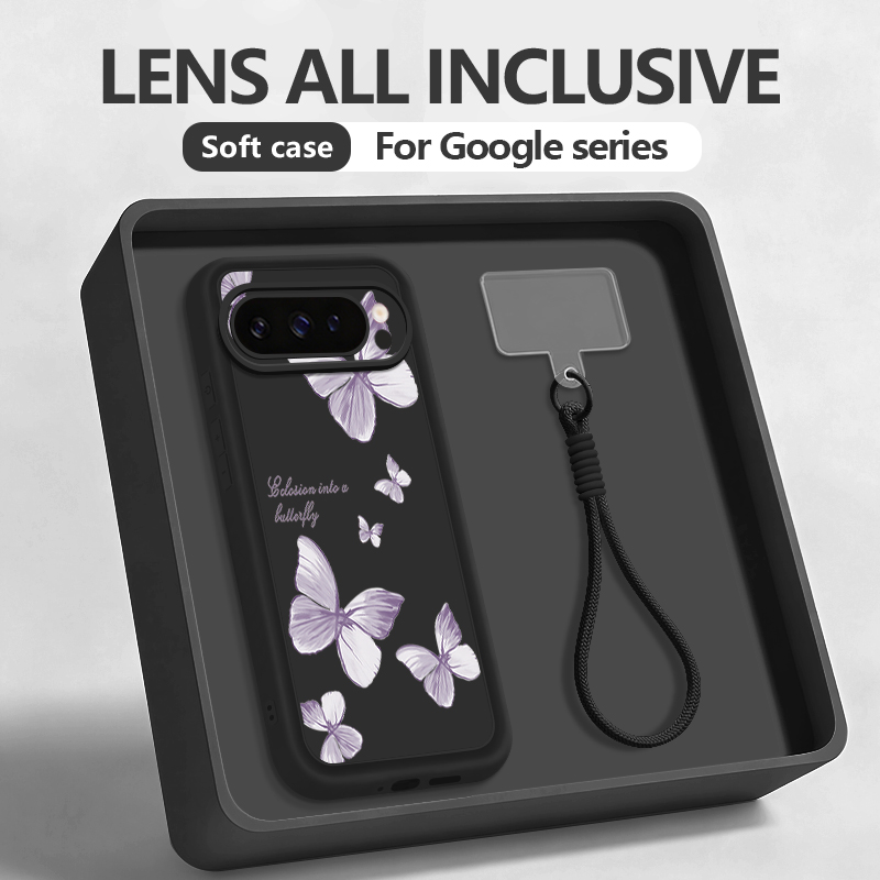 Phone Cases Pixel 9A - Butterfly Printed Phone Case For Google