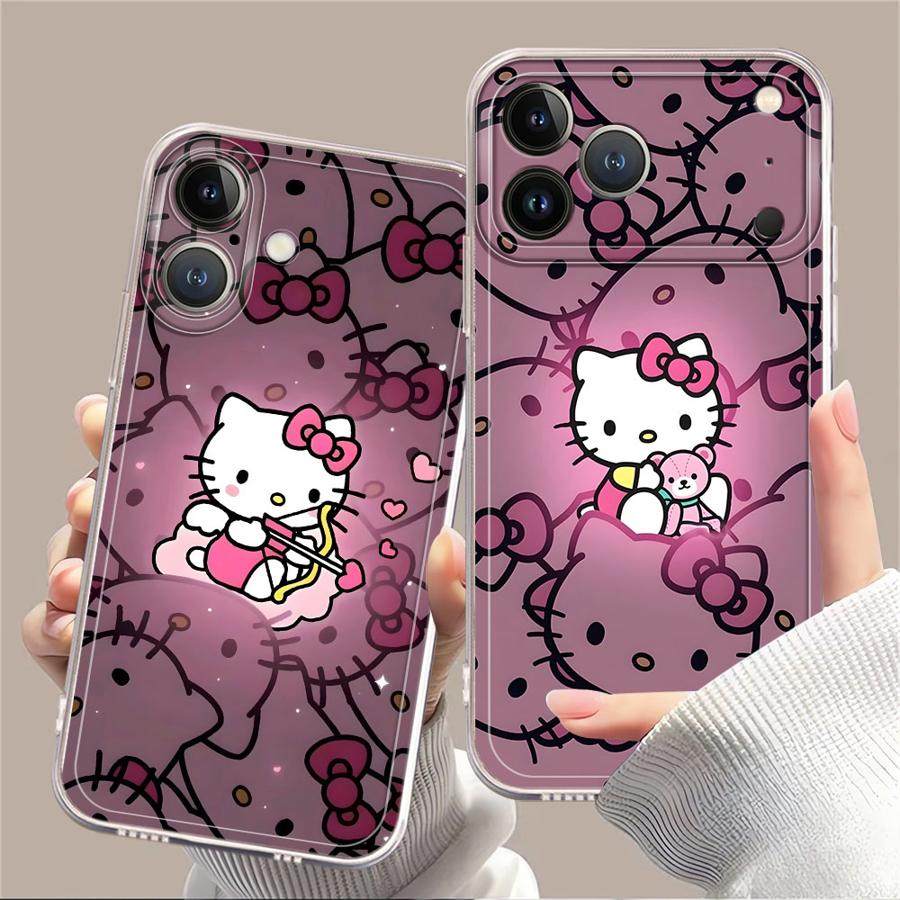 Phone Cases Transparent - Sanrio Hello Kitty Clear Soft Silicone
