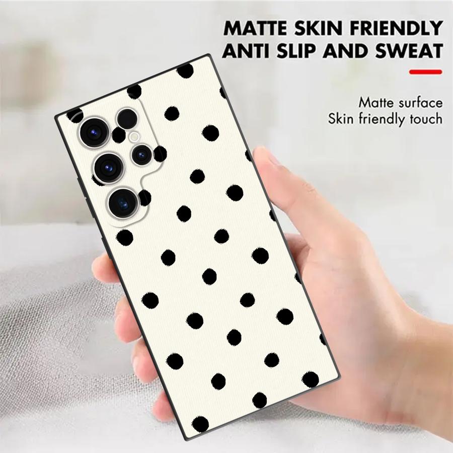 Retro Polka Dots Funda Phone C - Phone Cases Samsung Galaxy 리뷰 및 가격