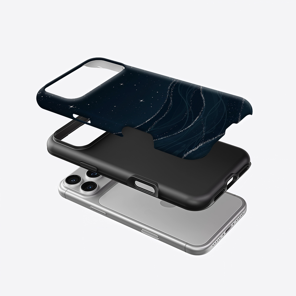 Starry Night Waves Phone Case  - Phone Cases Zebra 리뷰 및 가격
