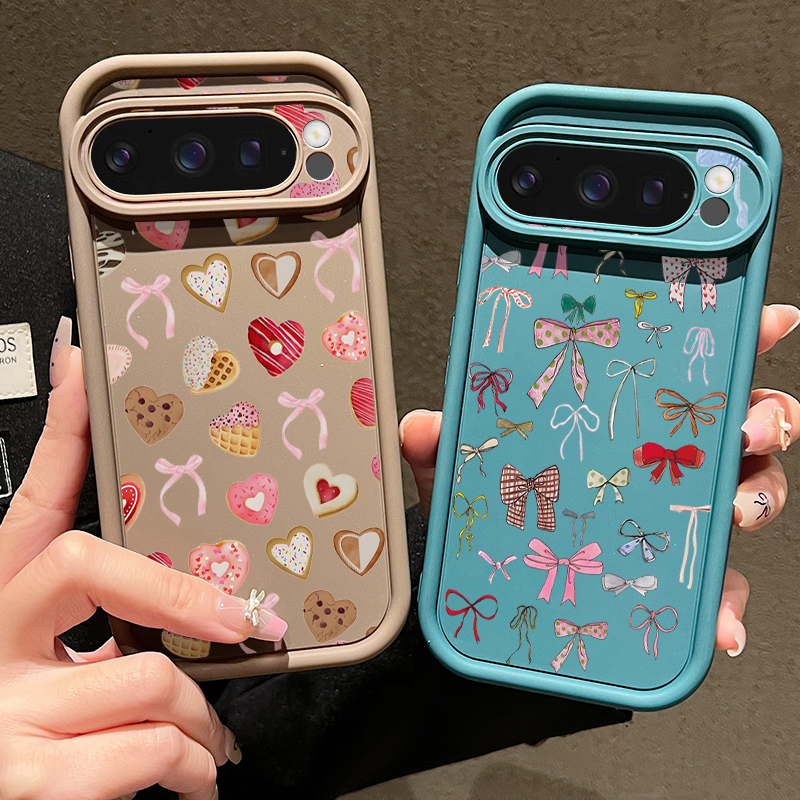 Love Hearts Bow Pattern Phone  - Phone Cases Google Pixel 10 리뷰 및 가격