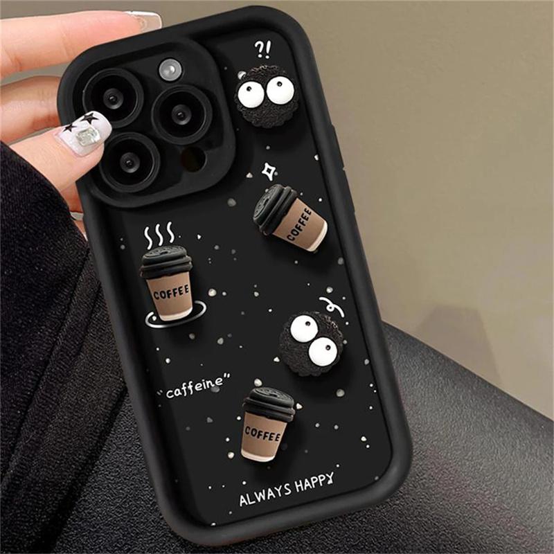 Cute Cartoon 3D Coffee Liquid  - Phone Cases Aviation 리뷰 및 가격