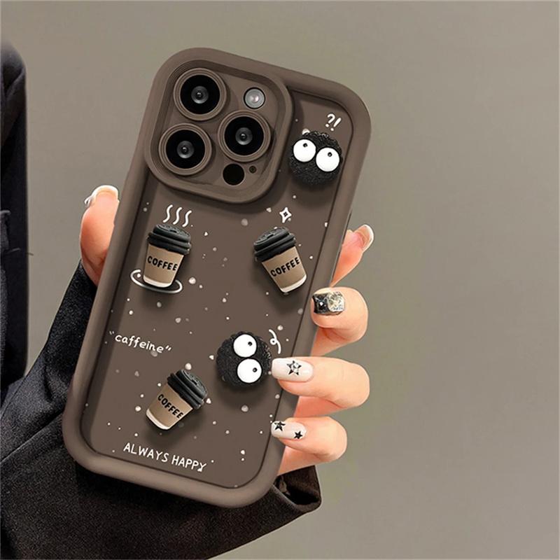 Cute Cartoon 3D Coffee Liquid  - Phone Cases Aviation 리뷰 및 가격