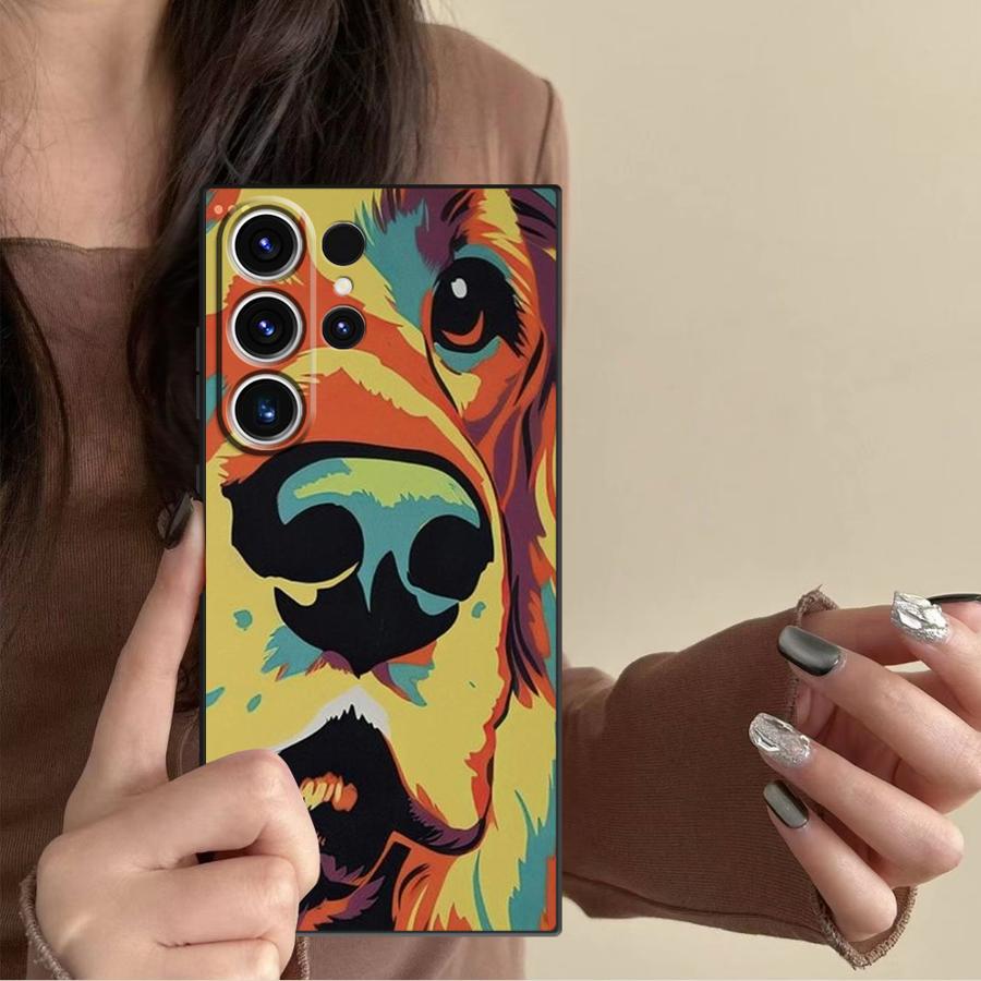 Colorful Dog Pop Painting Case - Phone Cases For Samsung S22 리뷰 및 가격