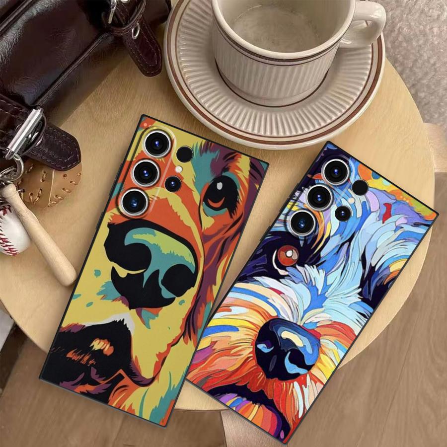 Colorful Dog Pop Painting Case - Phone Cases For Samsung S22 리뷰 및 가격