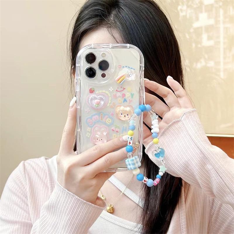 Clear 3D Bear Hang Case For OP - Phone Cases Aviation 리뷰 및 가격