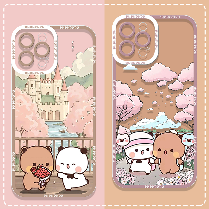 Cute BUBU DUDU Couple Clear Ph - Phone Cases For Samsung A14 리뷰 및 가격