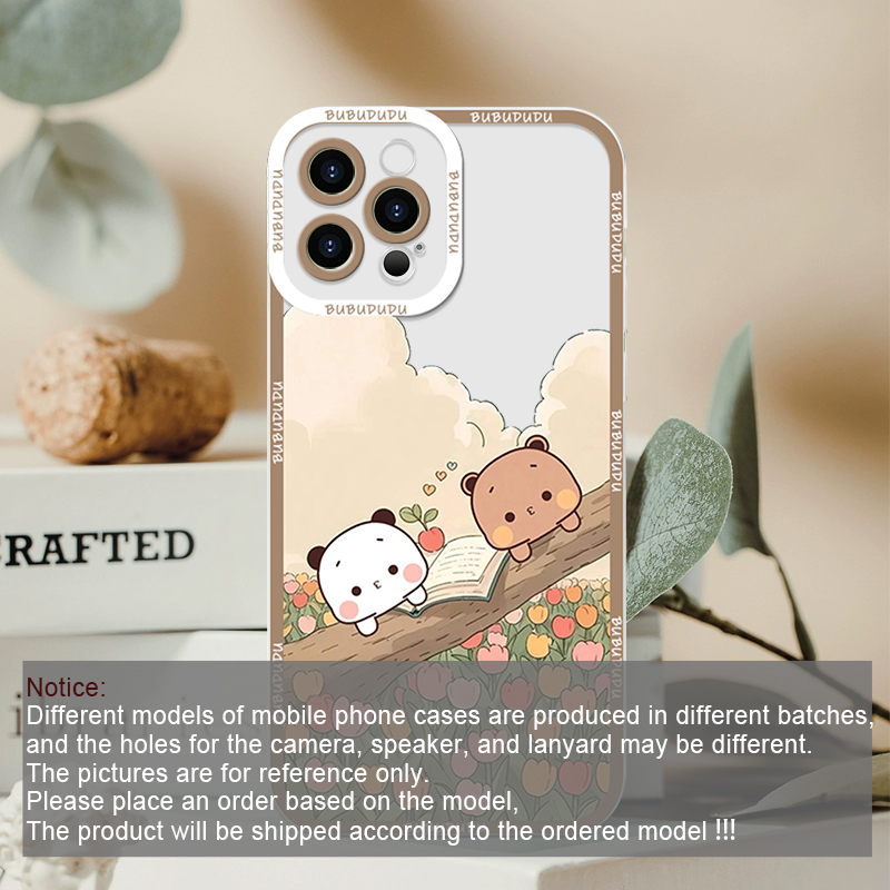 Cute BUBU DUDU Couple Clear Ph - Phone Cases For Samsung A14 리뷰 및 가격