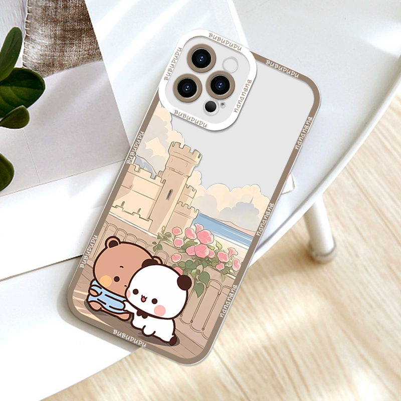 Cute BUBU DUDU Couple Clear Ph - Phone Cases For Samsung A14 리뷰 및 가격