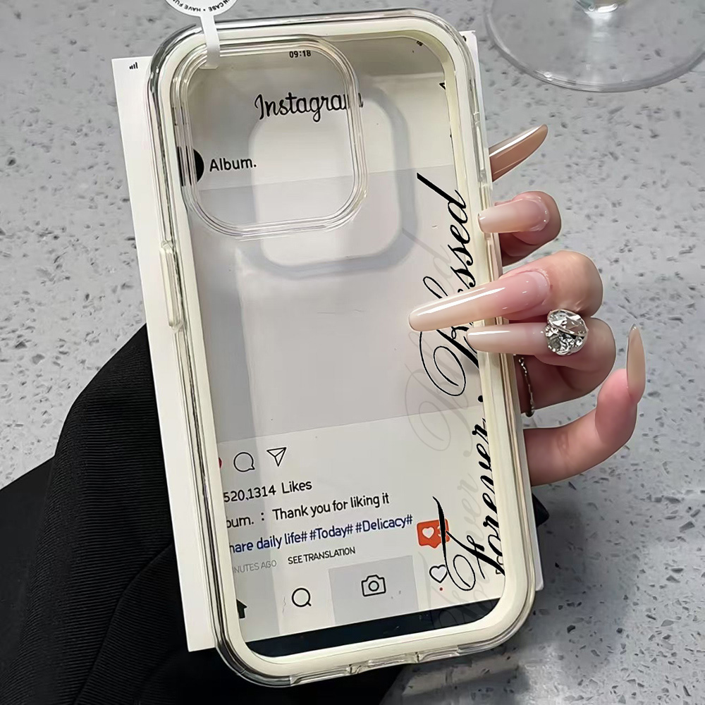Forever Blessed Simple Clear P - Phone Cases Transparent 리뷰 및 가격