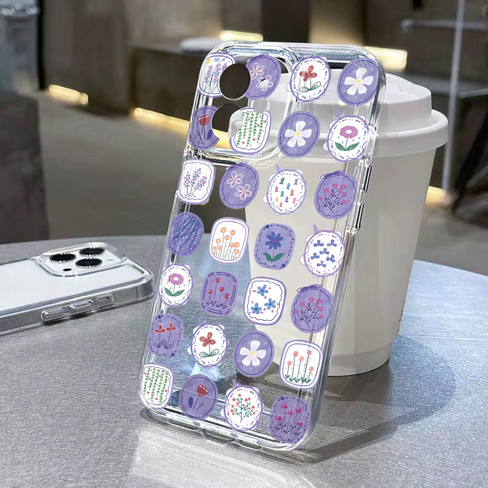 Flowers Clear Phone Case For S - Phone Cases For Samsung A14 리뷰 및 가격
