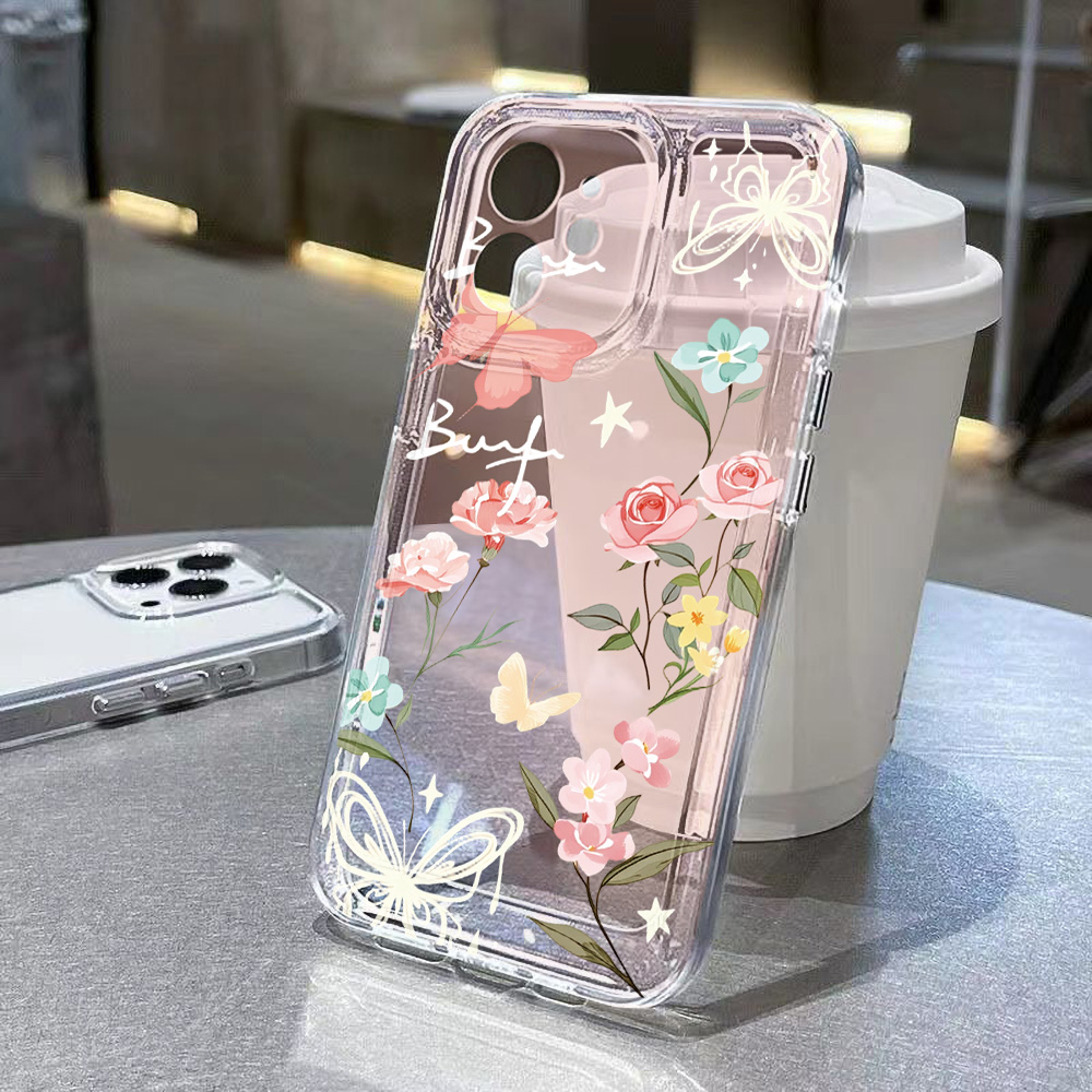 Flowers Clear Phone Case For S - Phone Cases For Samsung A14 리뷰 및 가격