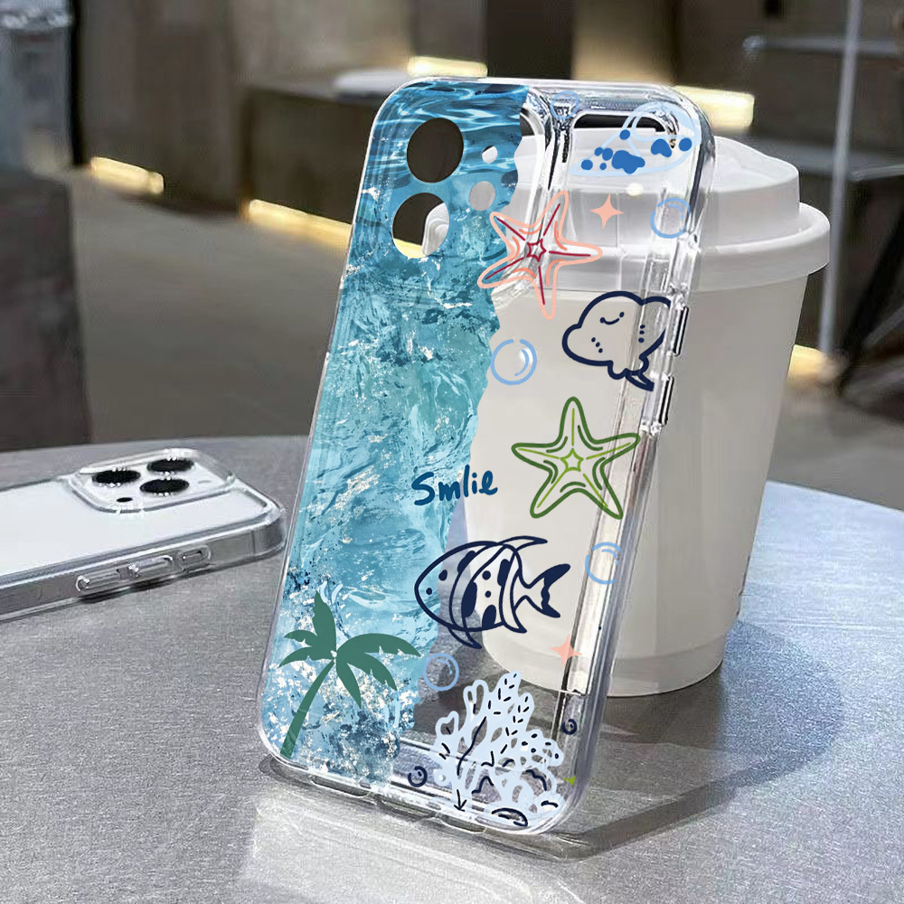 Flowers Clear Phone Case For S - Phone Cases For Samsung A14 리뷰 및 가격