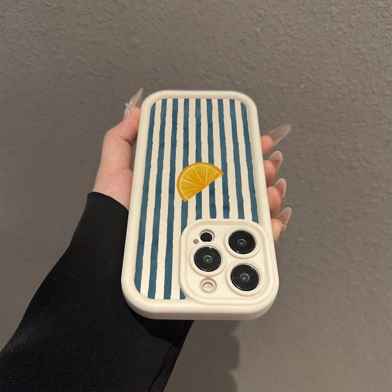 Striped Lemon Slice Pattern Ph - Phone Cases Xiaomi 리뷰 및 가격
