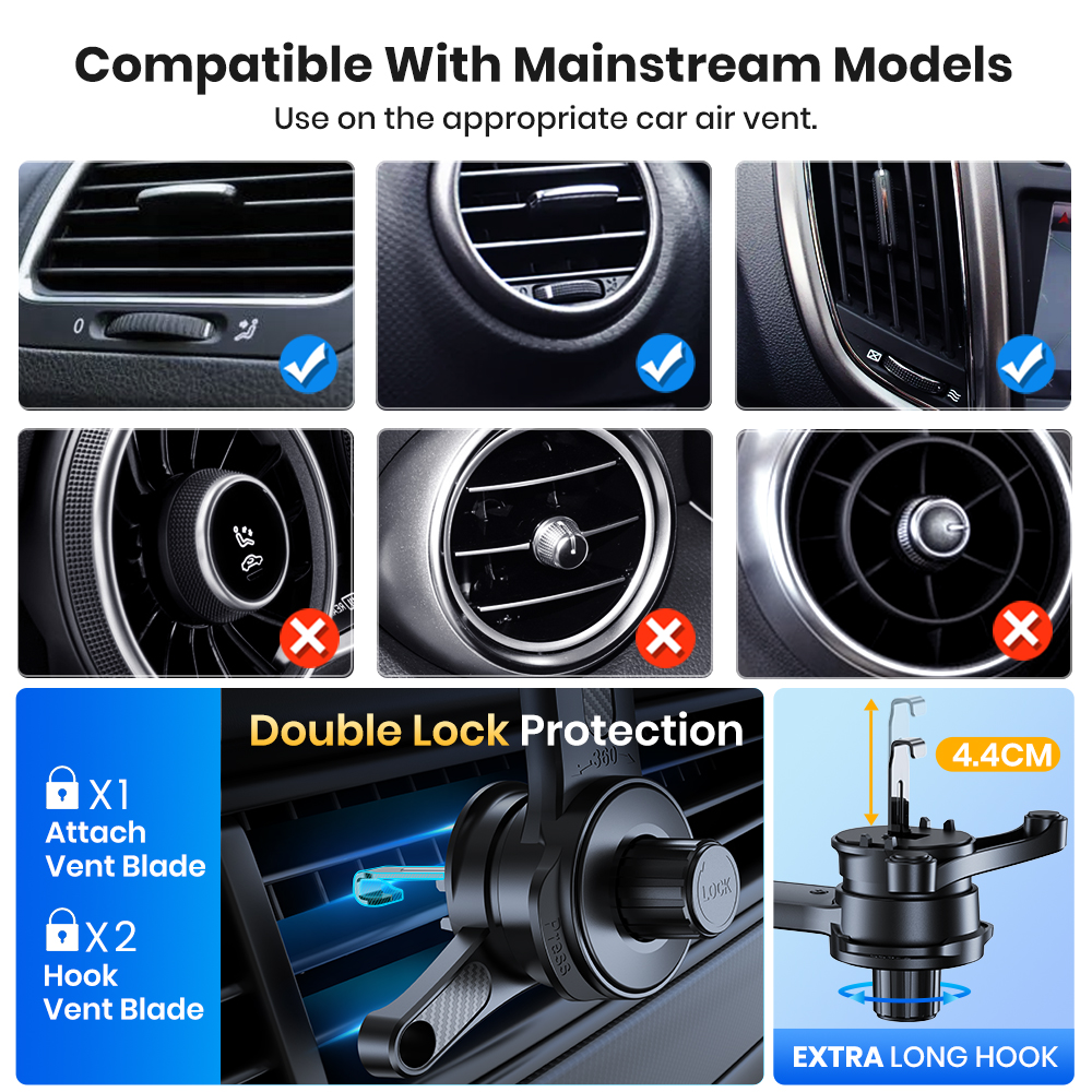 TOPK Car Phone Holder Air Vent - Phone Cases Heavy Duty 리뷰 및 가격