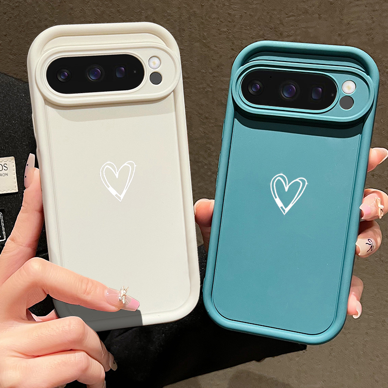 Simple Love Pattern Soft Case  - Phone Cases Google Pixel 10 리뷰 및 가격