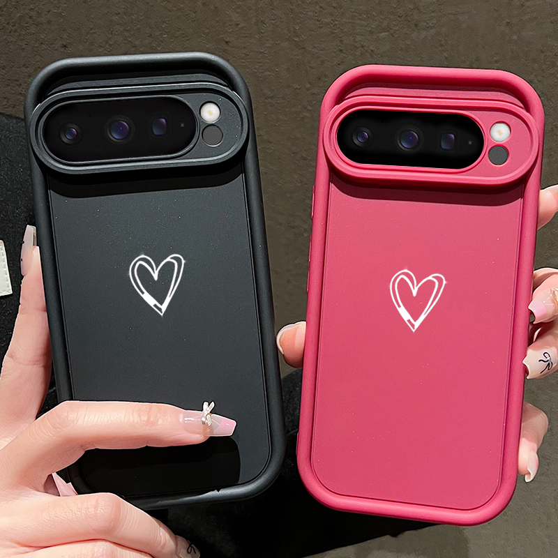 Simple Love Pattern Soft Case  - Phone Cases Google Pixel 10 리뷰 및 가격