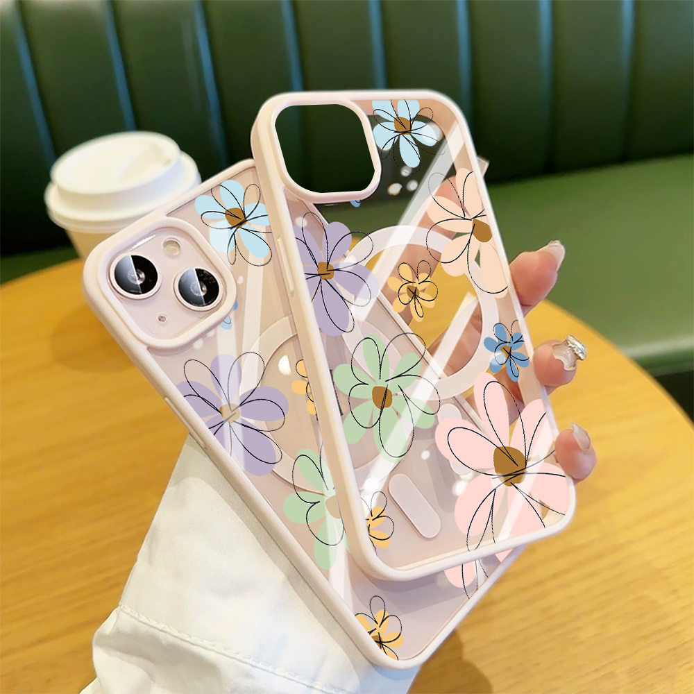 Blueberry Floral Clear Case  F - Phone Cases Transparent 리뷰 및 가격