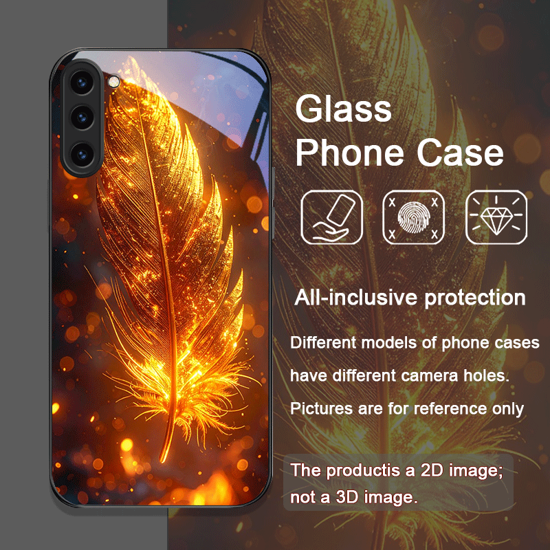 Aesthetic Phoenix Fire Feather - Phone Cases For Samsung S22 리뷰 및 가격