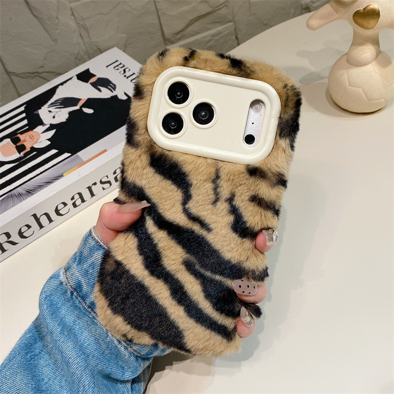 Luxury Zebra Pattern Fluffy Pl - Phone Cases Iphone 12 리뷰 및 가격