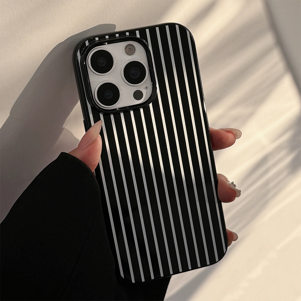 Retro Black White Lines With Z - Phone Cases Zebra 리뷰 및 가격