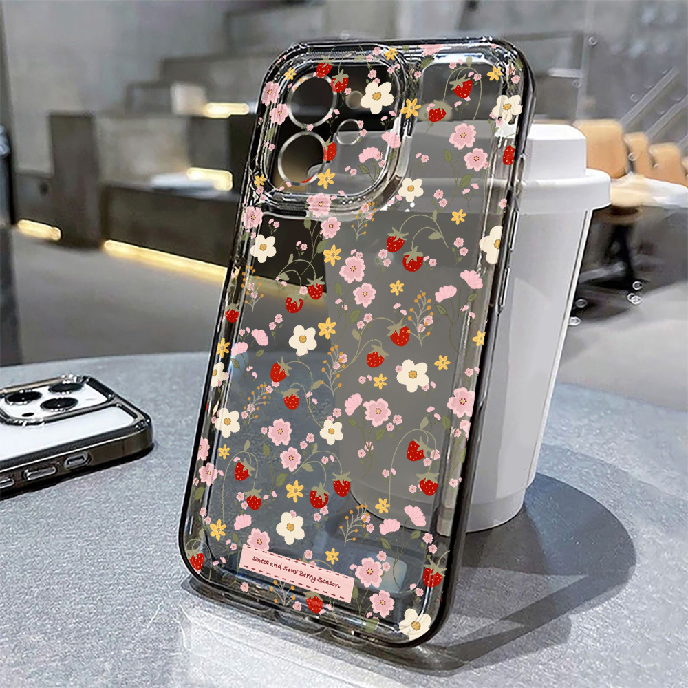 Aesthetic Floral Case For iPho - Phone Cases Transparent 리뷰 및 가격