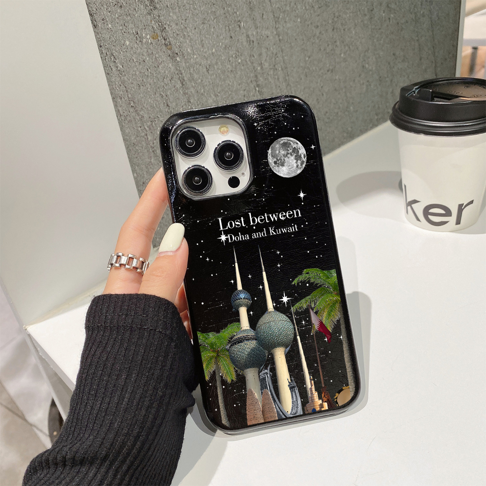 Customized Name leather phone  - Phone Cases Kuwait 리뷰 및 가격
