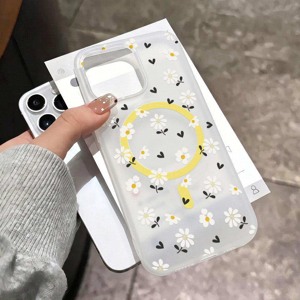 Flower Clear For Magsafe Phone - Phone Cases Quality 리뷰 및 가격