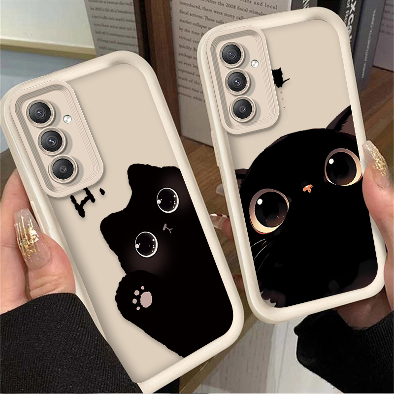 Lovely Big Eyed Cat Phone Case - Phone Cases For Samsung A14 리뷰 및 가격