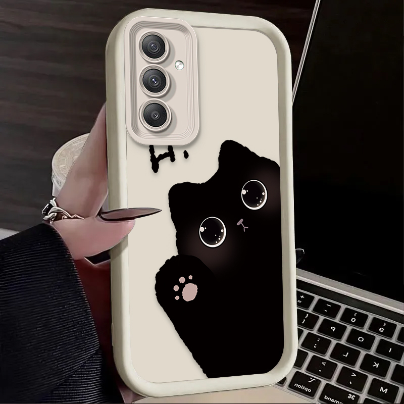 Lovely Big Eyed Cat Phone Case - Phone Cases For Samsung A14 리뷰 및 가격