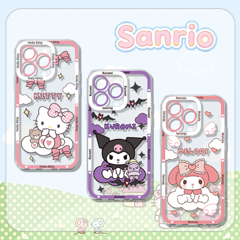 Sanrio Hello Kitty Melody Kuro - Phone Cases Transparent 리뷰 및 가격