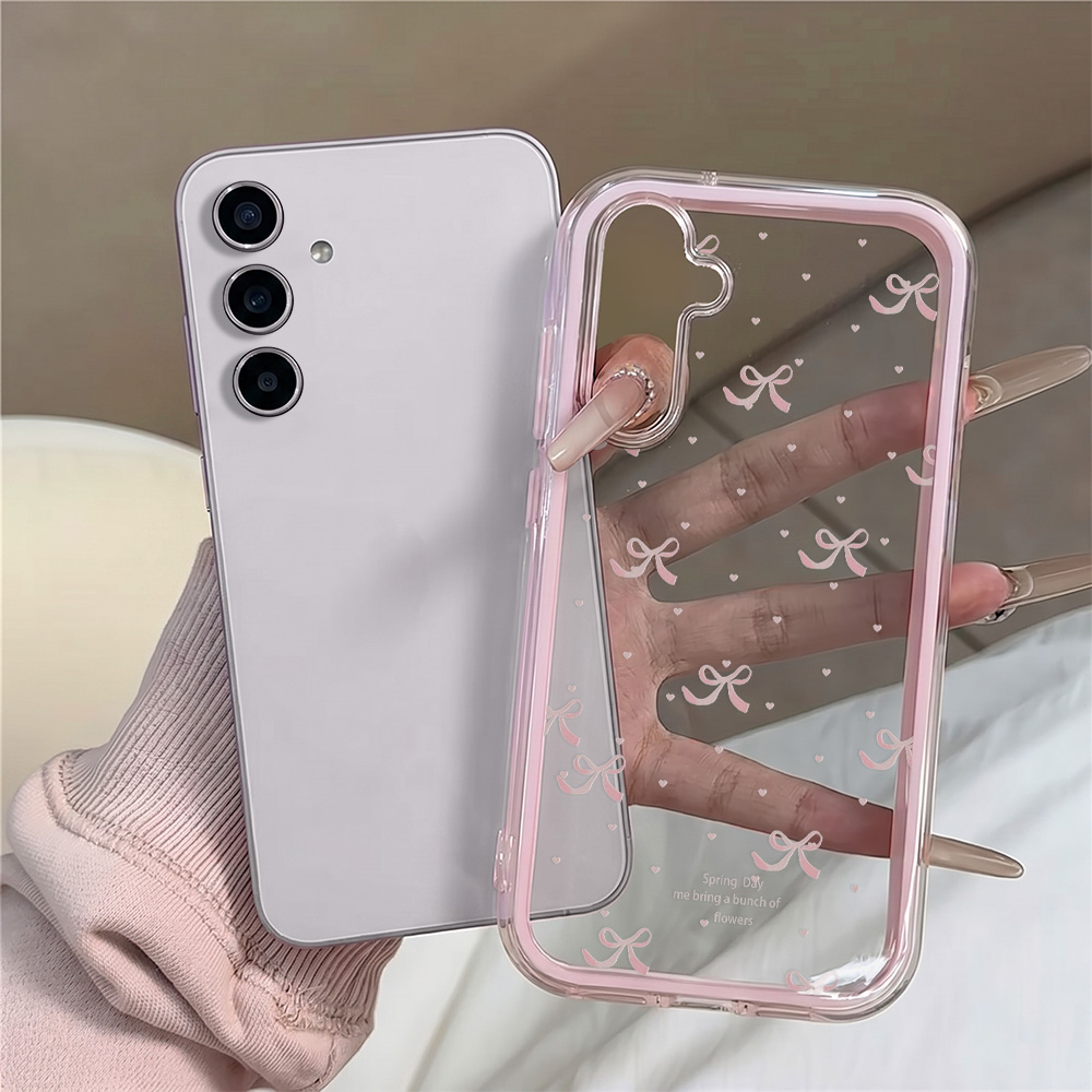 Cute Pink Bow Soft Phone Case  - Phone Cases Quality 리뷰 및 가격
