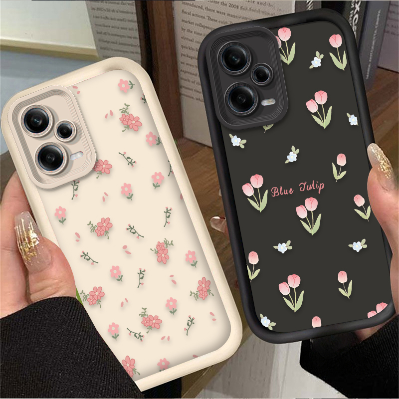 Retro Tulip Flower Phone Case  - Phone Cases Xiaomi 리뷰 및 가격