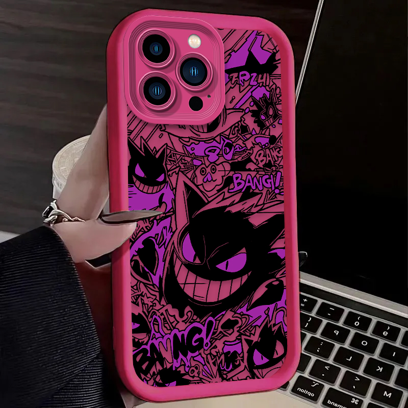 P-Pokemon Gengar Graffiti Phon - Phone Cases Iphone 12 리뷰 및 가격