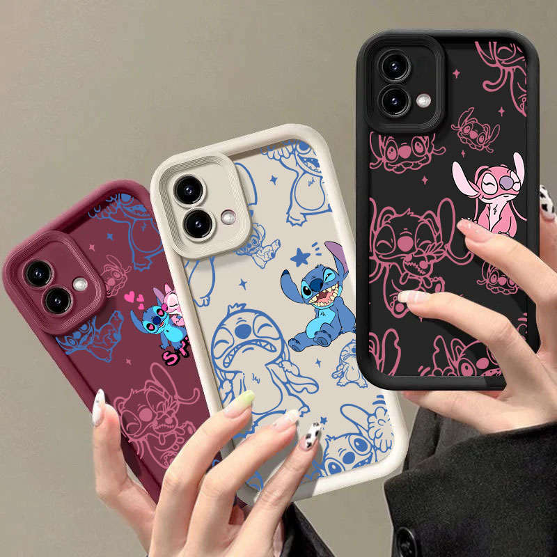 Stitch and Angel Cartoon Phone - Phone Cases Disney 리뷰 및 가격