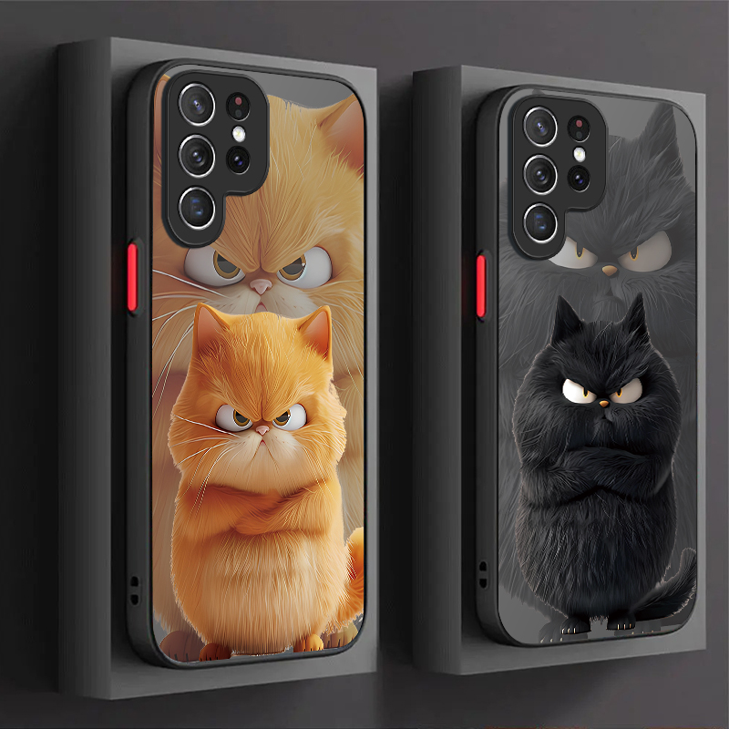 Angry Cat Couple Style Case fo - Phone Cases For Samsung S22 리뷰 및 가격