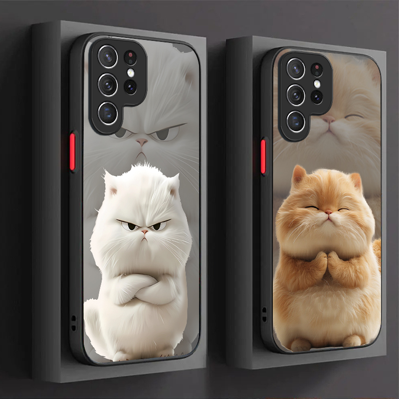 Angry Cat Couple Style Case fo - Phone Cases For Samsung S22 리뷰 및 가격