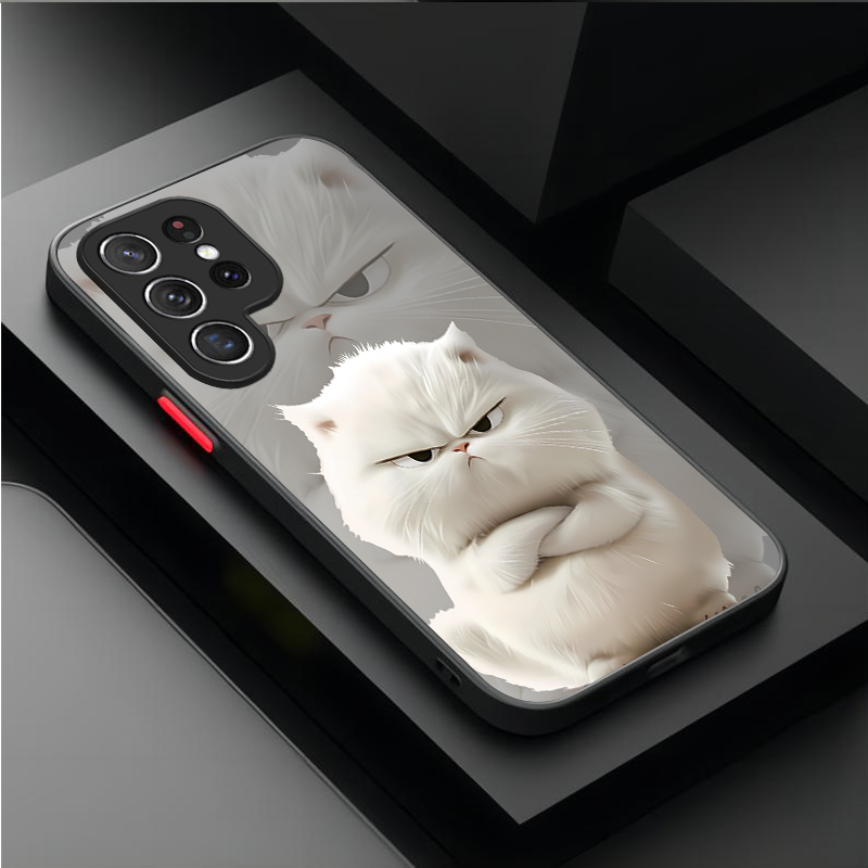 Angry Cat Couple Style Case fo - Phone Cases For Samsung S22 리뷰 및 가격