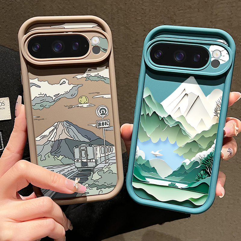 Mountain Road Patterned Phone  - Phone Cases Google Pixel 10 리뷰 및 가격