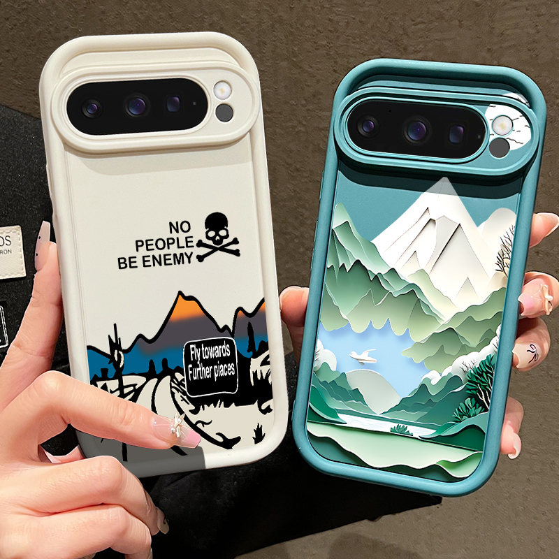 Mountain Road Patterned Phone  - Phone Cases Google Pixel 10 리뷰 및 가격